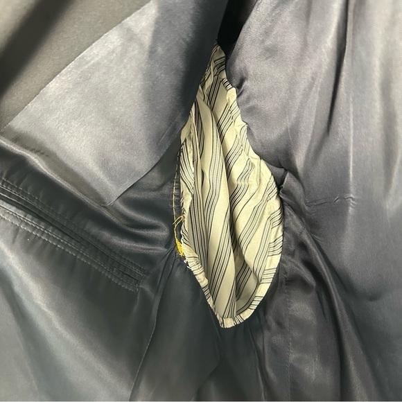 Vintage Brooks Brothers Black BrooksEase Wool Suit Blazer Jacket Size 40L - Picture 7 of 10